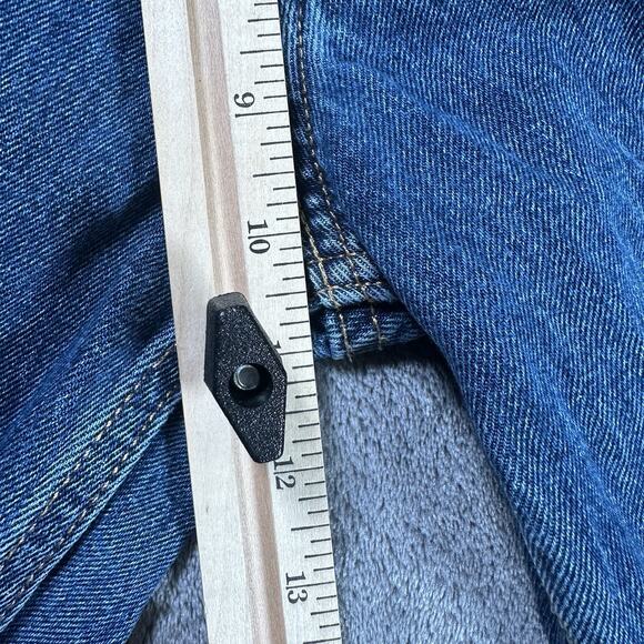 Levis 550 Jeans‎ Mens 30x32 Blue Dark Wash Relaxed Fit Cowboy Biker Worker Denim - Picture 12 of 14